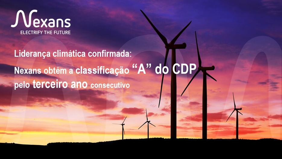 Nexans obtém a classificação “A” do CDP